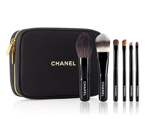 chanel makep brush|chanel professional makeup brush set.